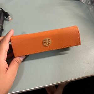 Tory Burch small size optical case for glasses in orange